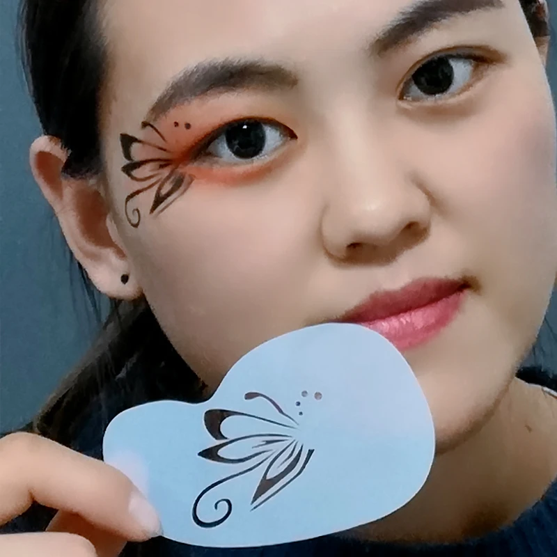 Bowitzki20pcsEyelinerStencilsReusableProfessionalEyelinerEyebrow