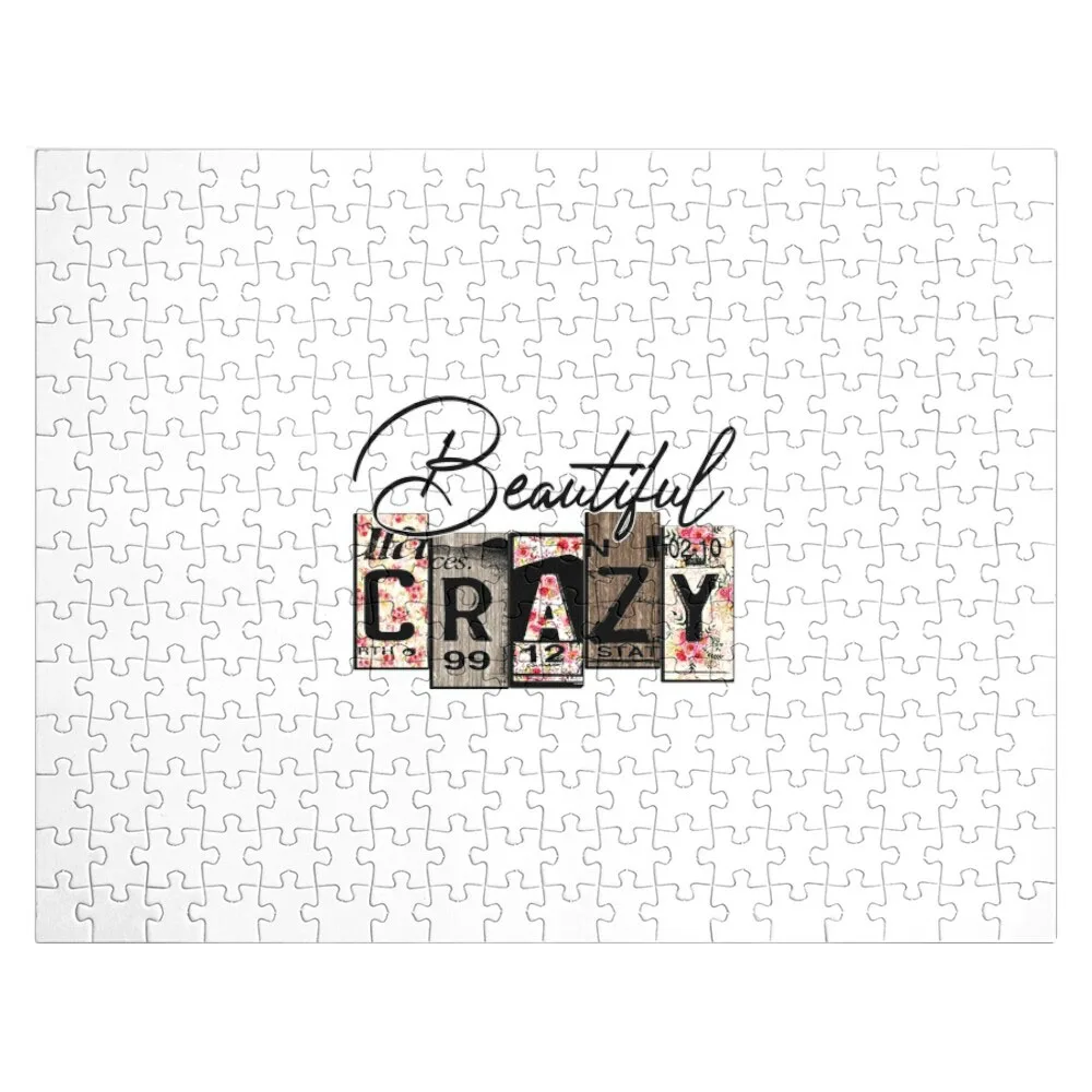 

Beautiful Crazy Jigsaw Puzzle Custom Puzzle Child Wooden Name Puzzle