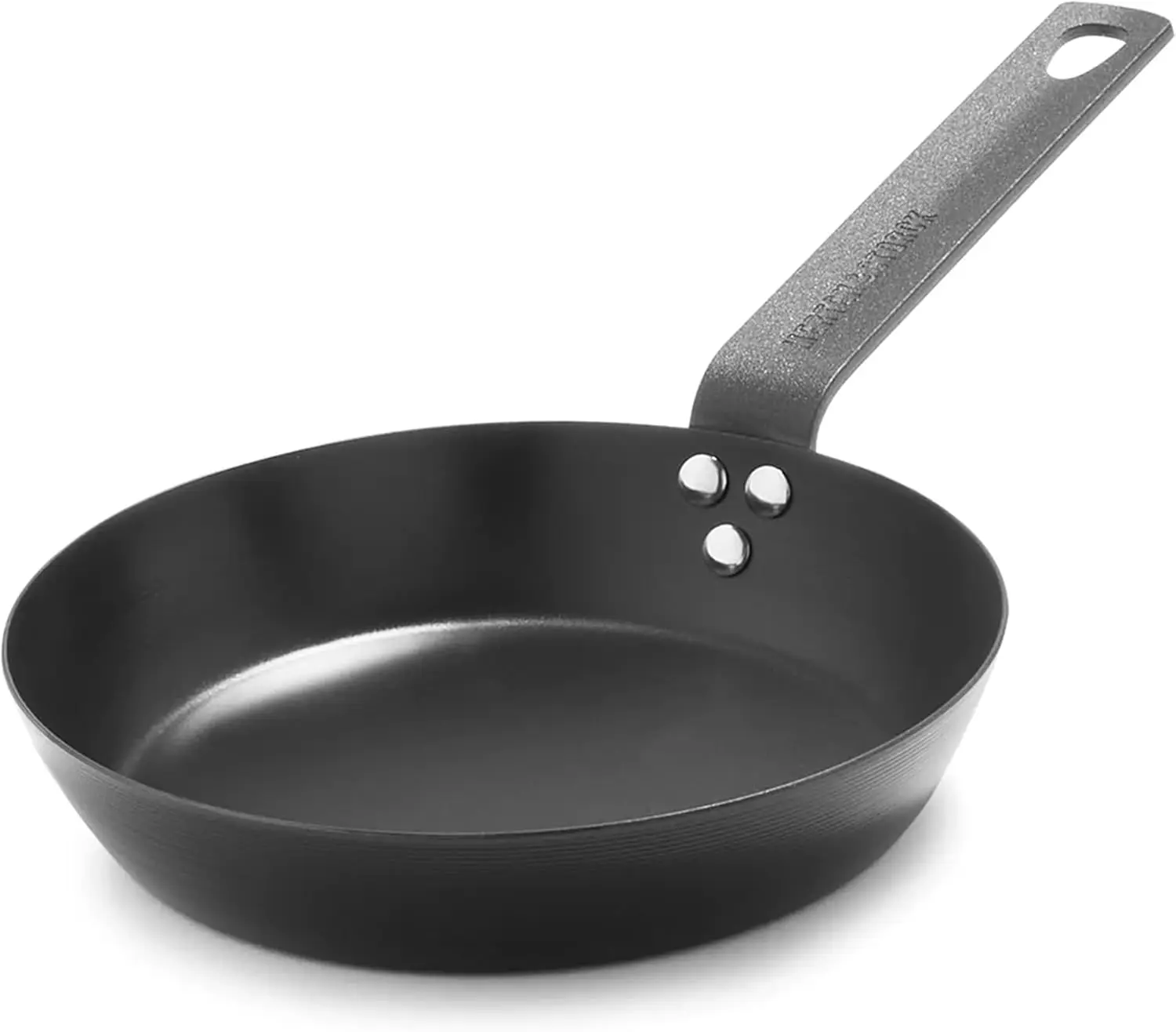 Merten & Storck - Sartén precurada de acero al carbono de 8 pulgadas, hierro fundido, ligera