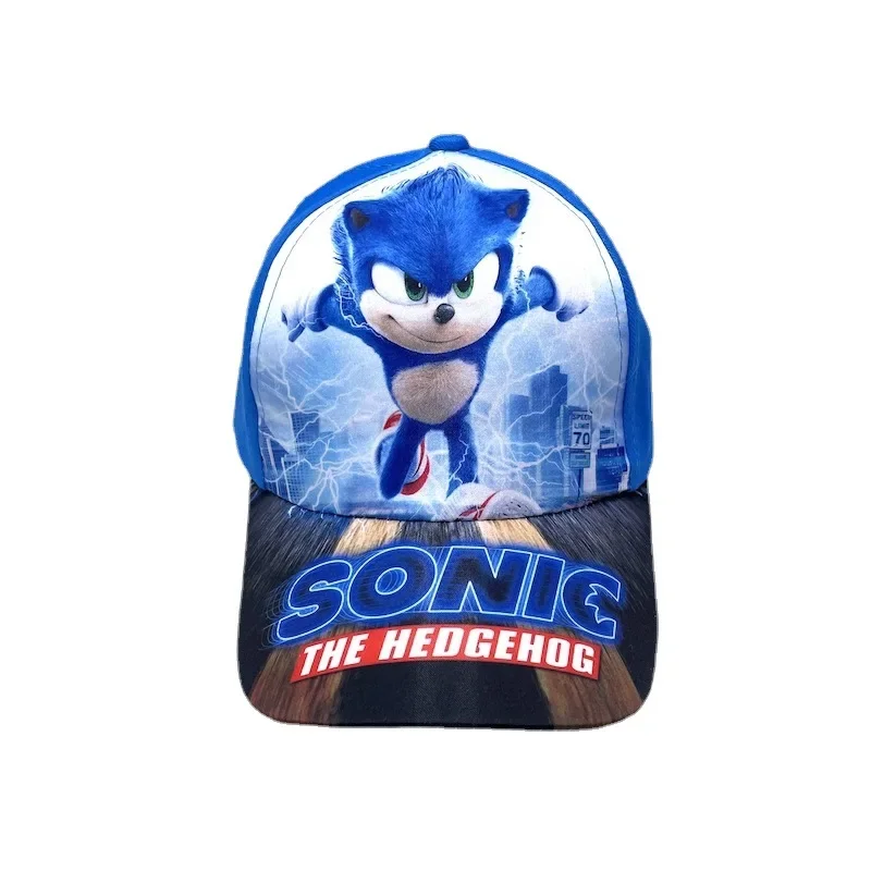 Explosive Sonic The Hedgehog Sonic Boy Anime Character Children's Hat Men and Women Baseball Cap Cap Birthday Gift