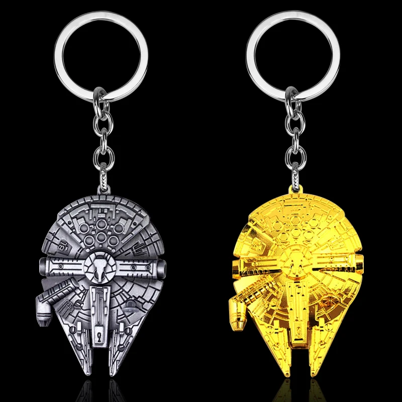 Disney Movie Star Wars Spaceship Keychain Toy Marvel Movie Character