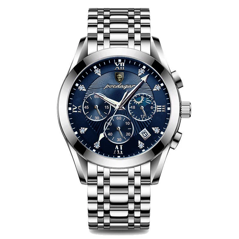 2022  Men's Watches Top Brand Luxury Men Wrist Watch Leather Quartz Watch Sports Waterproof Male Clock Relogio Masculino+Box 