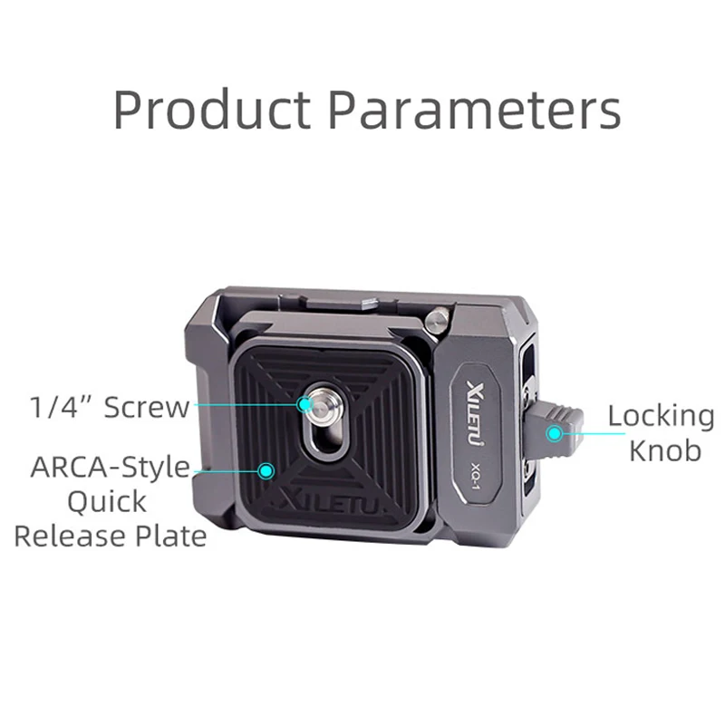 Camera Clamp Camera Tripod Plate Camera Tripod Adapter Camera Base Plate Tripod Adapter Mount Camera Mount Plate XILETU XQ1 Quick Release Plate Base Tripod Slider Mount Adapter Universal Camera Gimbal Quick Release Clamp Kit DSLR Cameras