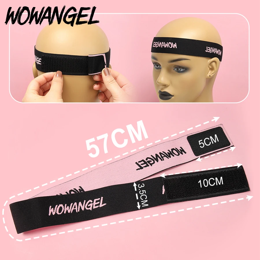 Wow angel Lace Melting Band Adjustable Elastic Band with Magic Tape 10PCS/5PCS/2PCS Elastic for Hair Edges Lace Edge Slayer