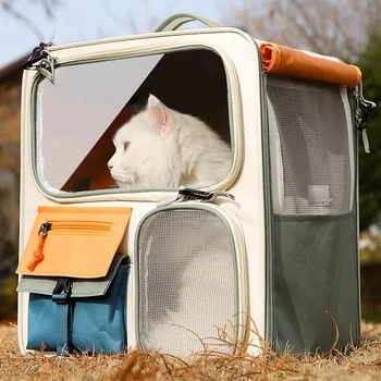 Transparent Pet Travel Backpack 1