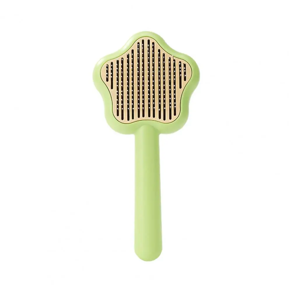 

Easy-to-use Pet Hair Brush Dander Dirt Remover for Pets Effortless Pet Grooming Anti-slip Pentagram Comb Set for Cats Dogs
