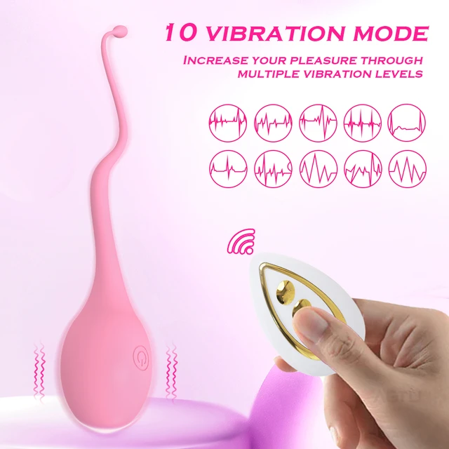 XBONP Women Wearable Panty Vibrator with Remote Control, Women Vibrating  Panty Sex Toy Red 