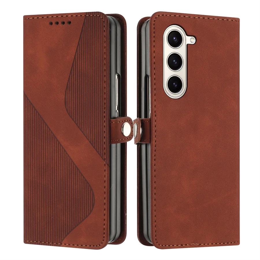 Luxury Leather Texture Wallet Flip Case