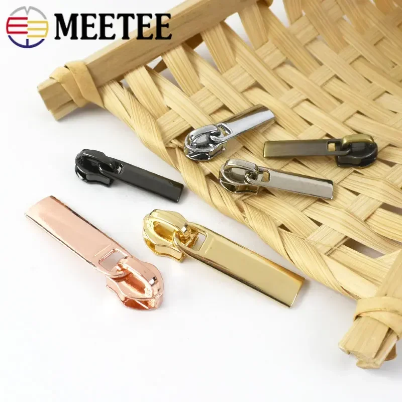 20Pcs 3#/5# Zipper Slider For Nylon Zippers Tape Garment Pocket Zip Pull Head Zips Repair Kit DIY Sewing Replacement Accessories zipper repair kit zipper pullers zipper sliders zipper heads