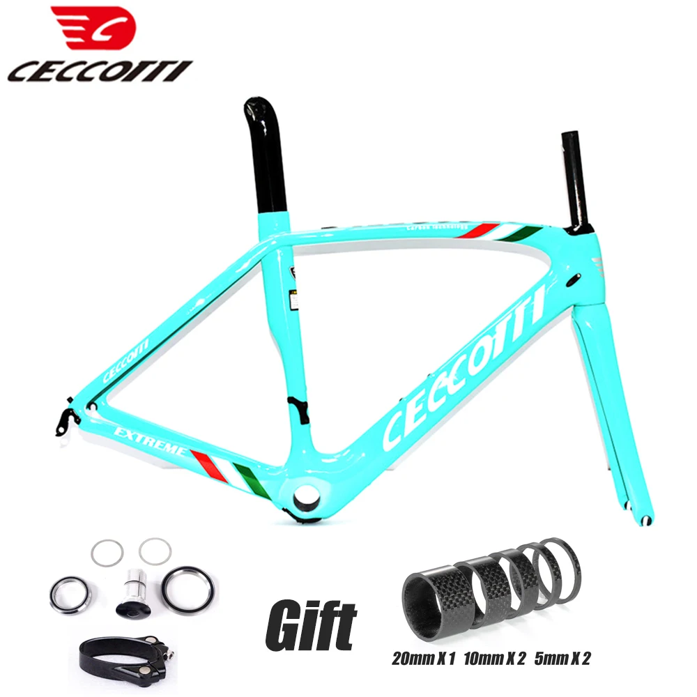 PromotieCarbonFietsframeBsa68MmSpeedRoadFietsFramesetCeccotti