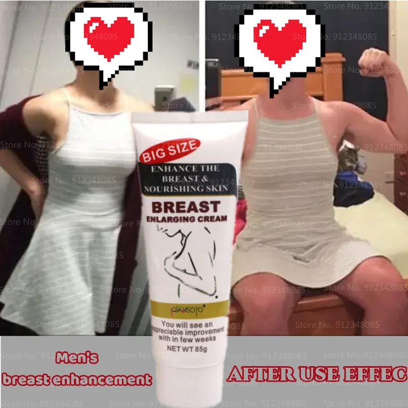 Men's Breast Enlargement Cream Wild Pueraria Breast Enlargement Cream for Men's 85g Big Breasts for Men
