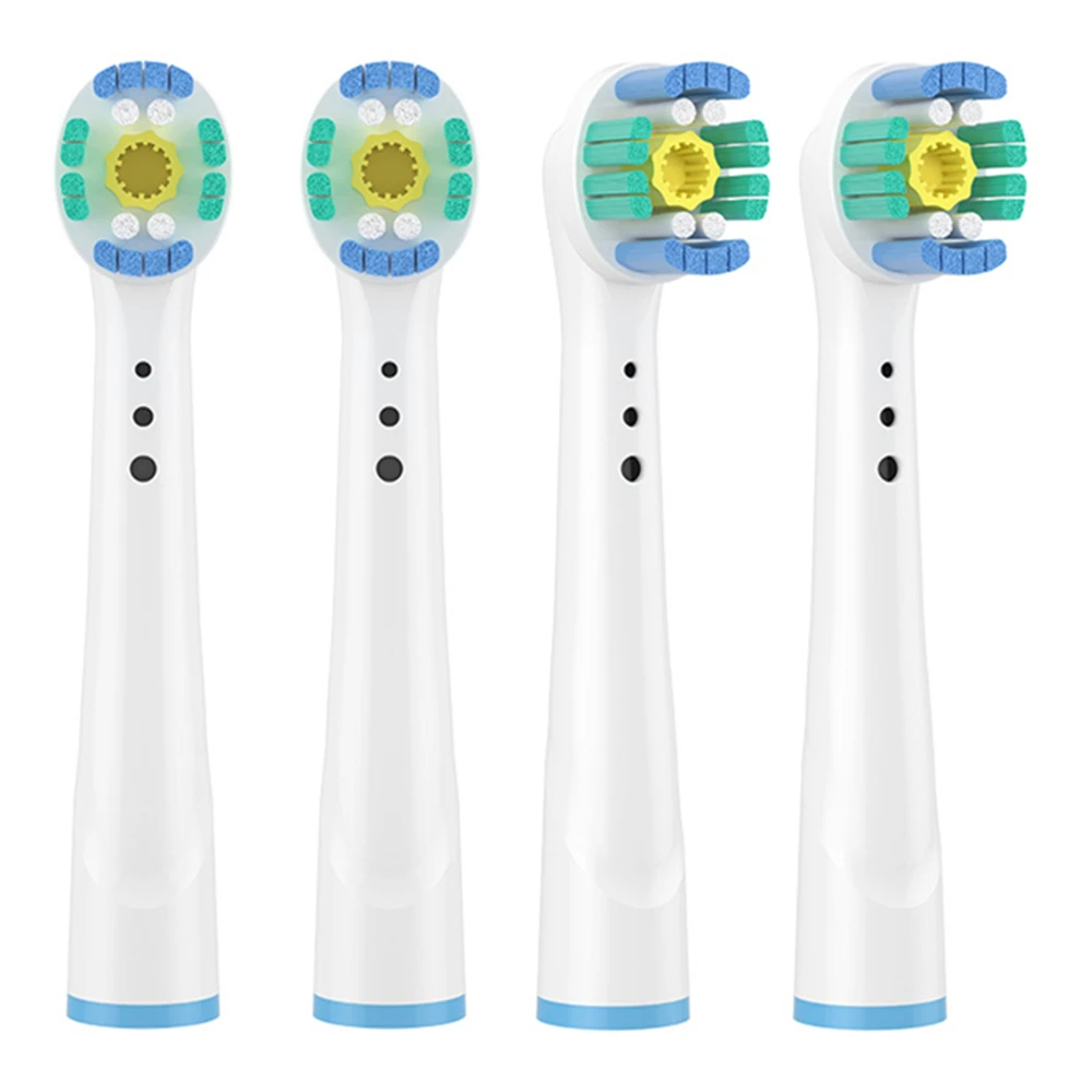 

Electric Toothbrush Replacement Brush Heads For Braun Oral B 3D Whitening Toothbrush Nozzles 4Pcs Toothbrush Head for Oralb