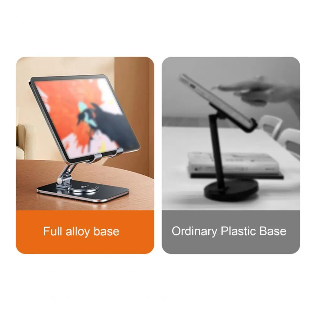 Portable Cell Phone Holder Multi-angle Adjustment Phone Stand 360-degree Rotating Mobile Phone Holder for Online Learning Live