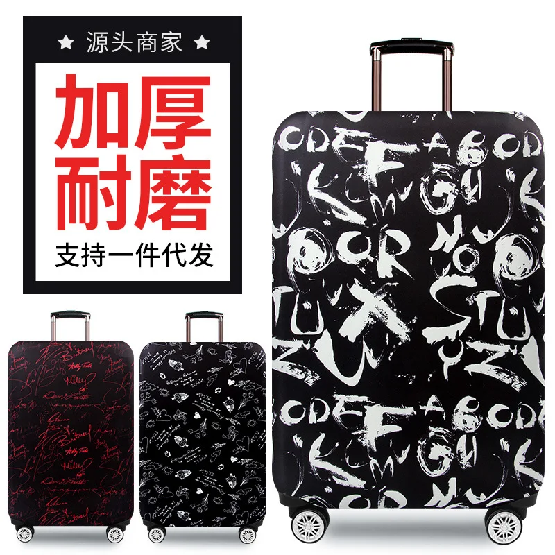 

Hot Fashion World Approved Luggage Cover Protective Suitcase Cover Trolley Case Travel Luggage Dust Cover 18 to 32inch