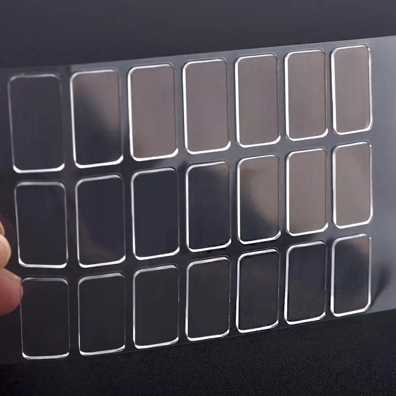 5 stücke Doppelseitiges Klebeband Dots Poster Klarer Kleber Ovales Klebeband Keine Spuren Puppe Fuß Feste Aufkleber Wasserdicht Für DIY Handwerk – Detail 6