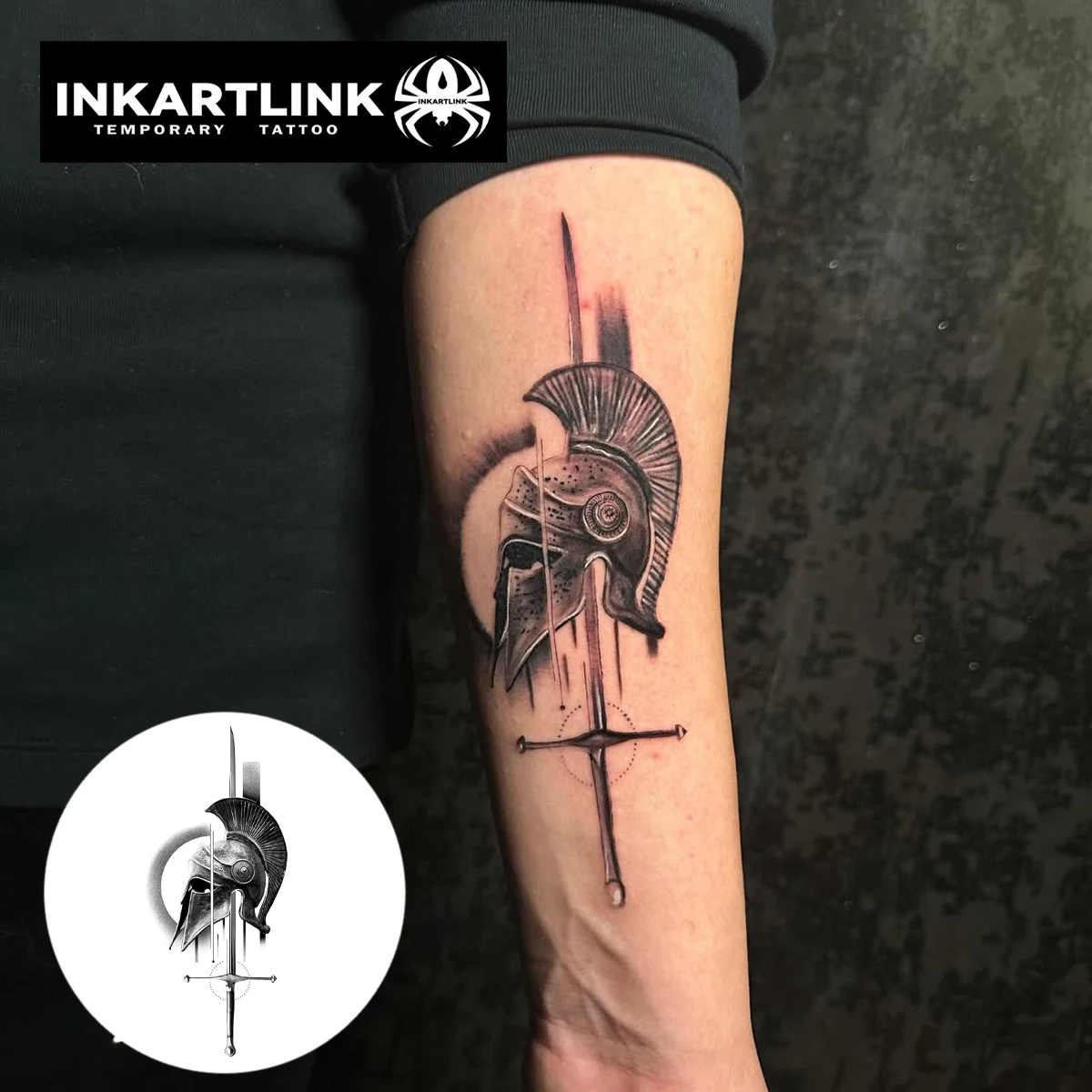 Medieval Helmet Tattoo Design - Download High Resolution Digital Art PNG  Transparent Background | Printable SVG Tattoo Stencil, image size:1200x1200