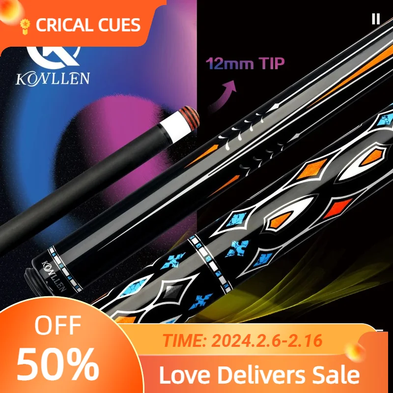 Kollen Carbon 3 Cushion Stecca Da Biliardo Cue In Fibra Di Carbonio 12Mm 142Cm Snodo Radiale Giunto Professionale Corea Libre Cues 3 Cushion Cues