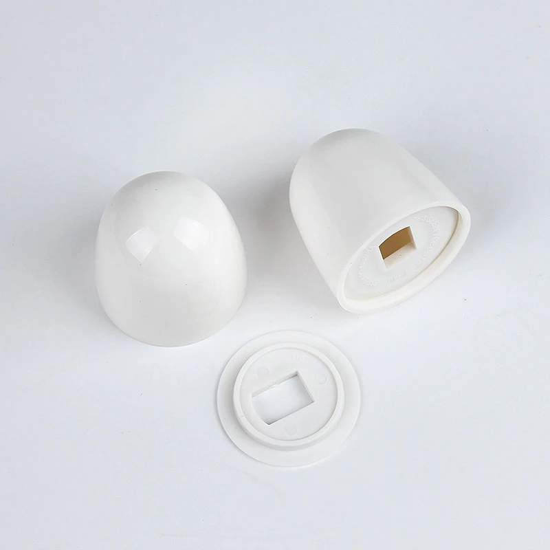 2Pcs White Plastic Toilet Bolt Covers Toilet Bowl Push-on Bolt Screw Caps Fasteners Decoration Home Bathroom Accessories
