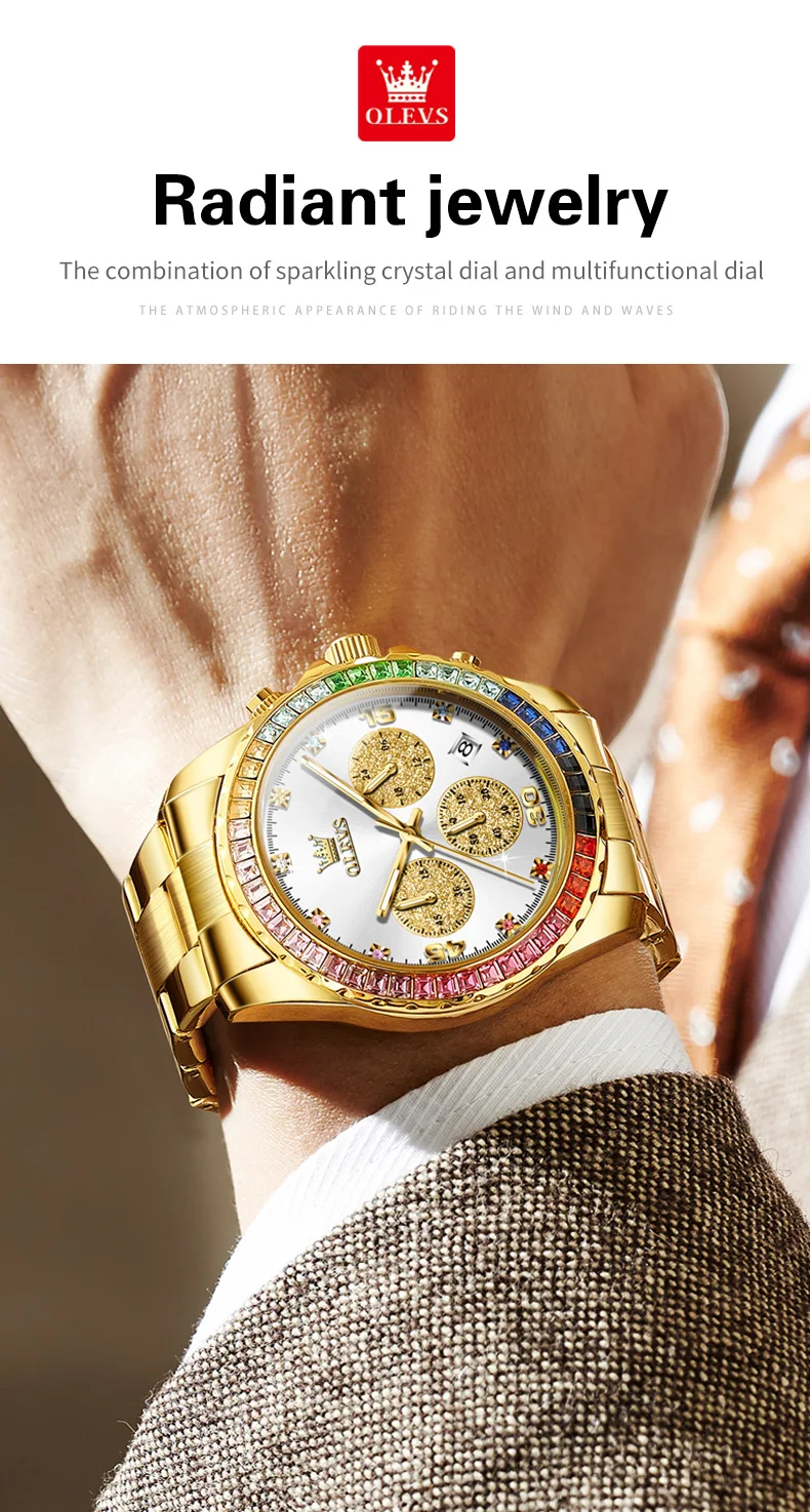 OLEVS 2939 Men's Watch description image 2