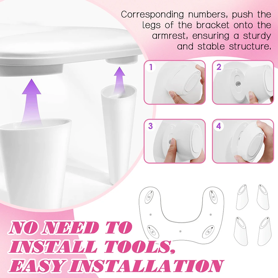Nail Art Hand Pillow