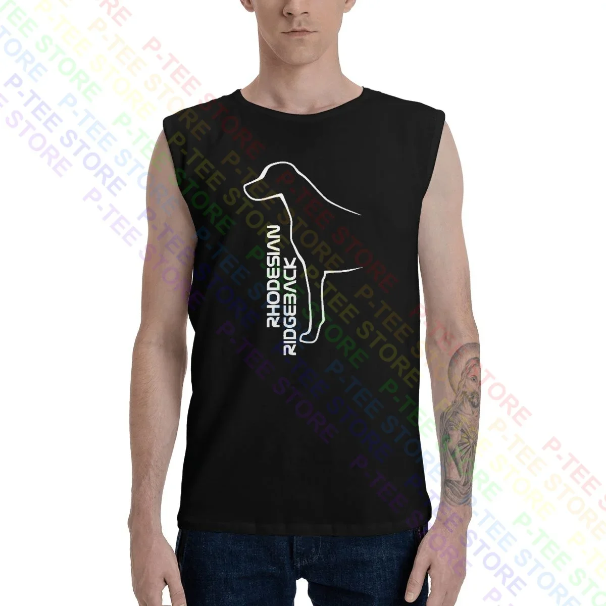 Rhodesian Ridgeback Dog Breed Dogeria Canotte Gilet Camicia Senza Maniche Nuova Novità Retrò Vendita Calda