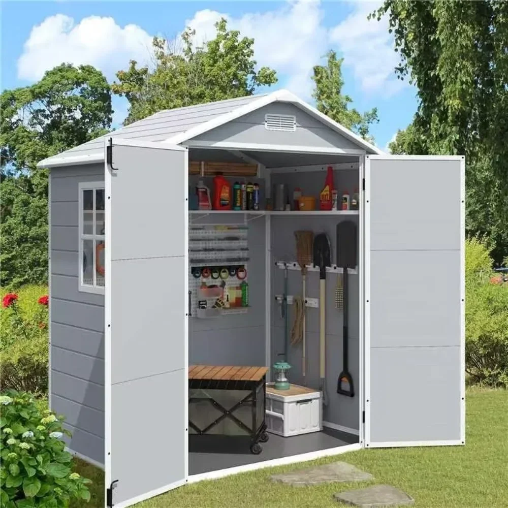 6 x 4 FT Resin Outdoor Storage Shed 2