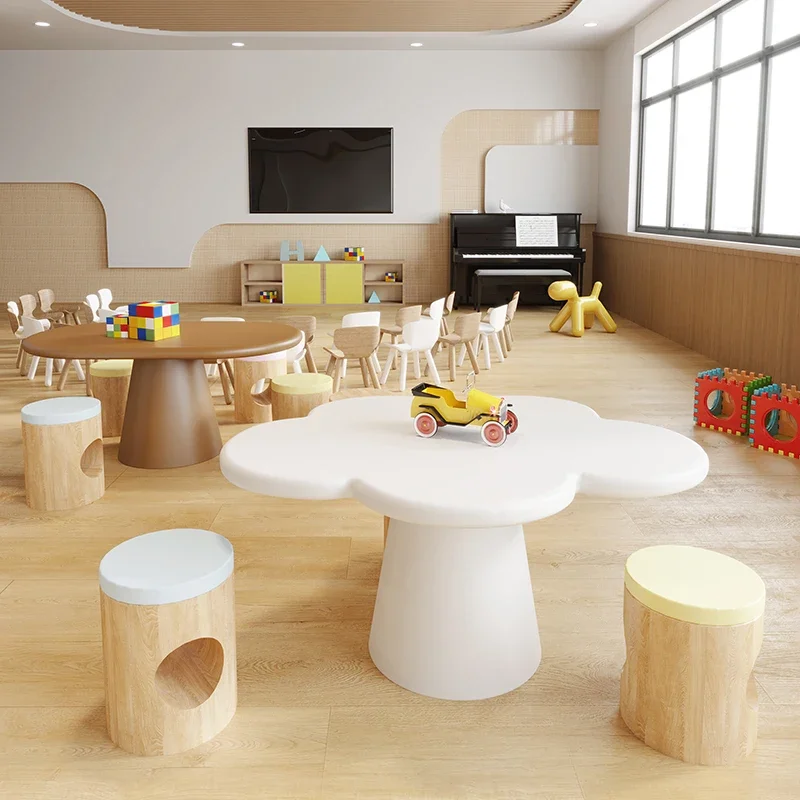 Kids Table School Supplies Set Classroom Elementary Desk Small Child Chair Student Room Furniture Study Children Children's
