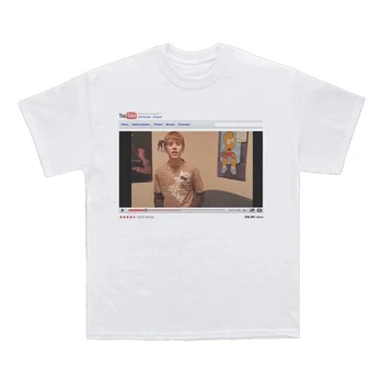 Hot Sale 2026 Summer New Design Justin Bieber Pattern Men's T-shirt Fashionally Popular Hip Hop Streetwear T-shirt for Fan Gift 1
