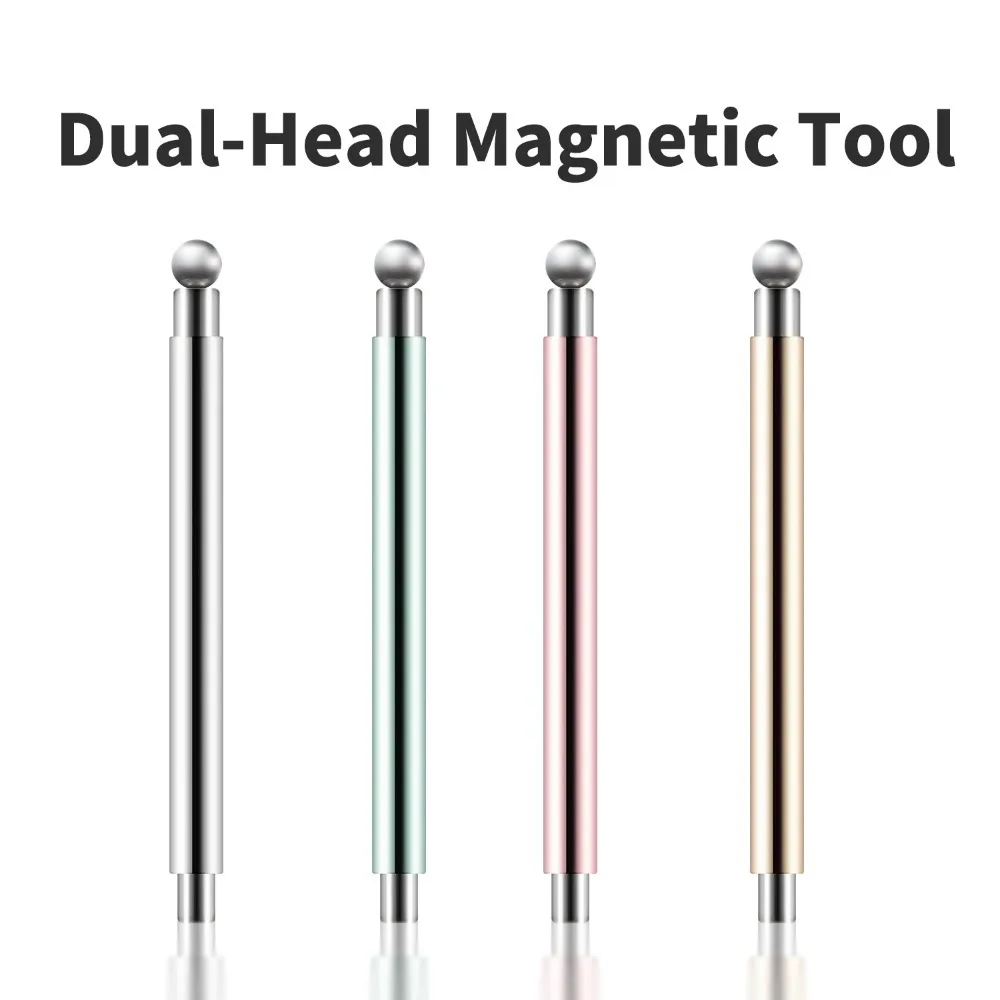 1pc Cat Eye Nail Art Magnetic Tool Cylindrical Stick Ball Magnet Manicure Accessory