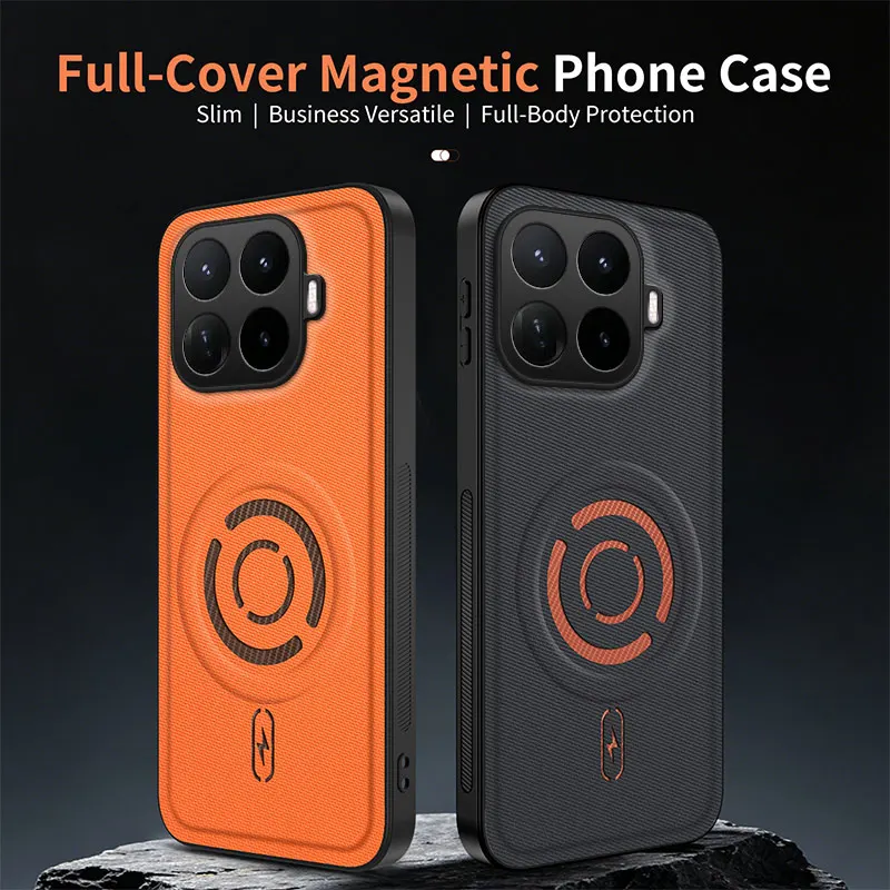 Luxury Magnetic Silicone Shockproof Protective Phone Case