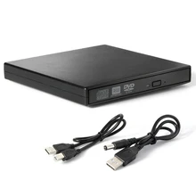 

External Optical Drive USB 2.0 DVD CD/DVD ROM Player Optical Drive DVD RW Burner Reader Writer Laptops PC Windows 7/8/10