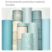 

5m Mediterranean Waterproof And Moisture-proof Wallpaper Self-adhesive Wood Grain Living Room Bedroom Dormitory Background Decor