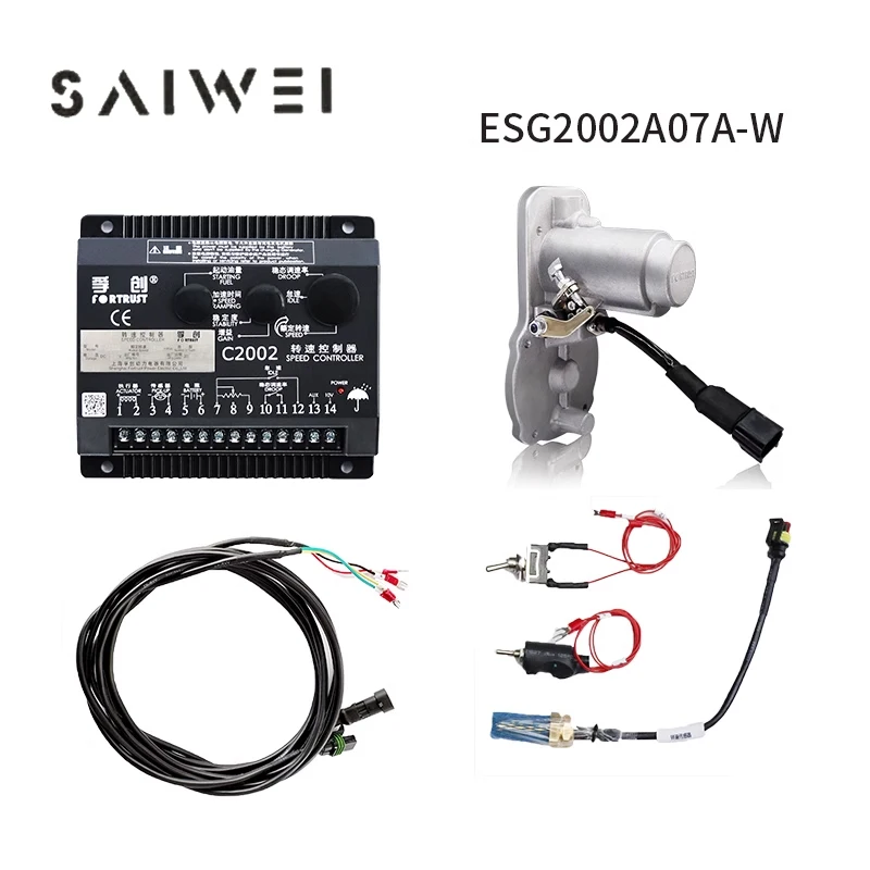 

Fortrust electromagnetic actuator ESG2002A07A-W A07A C2002 diesel generator tachometer speed controller kit