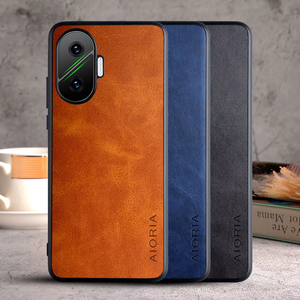 Luxury Vintage Leather Phone Case - Elegant Coque Skin Cover