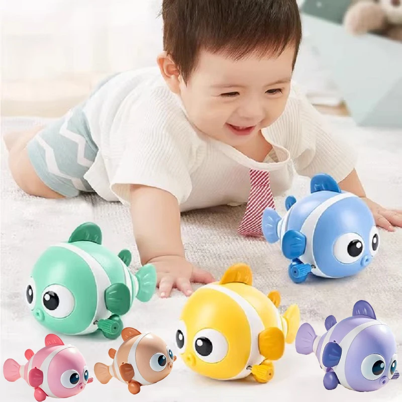 BabyToysWindUpFishToysTailWaggingFishKidsBathToys