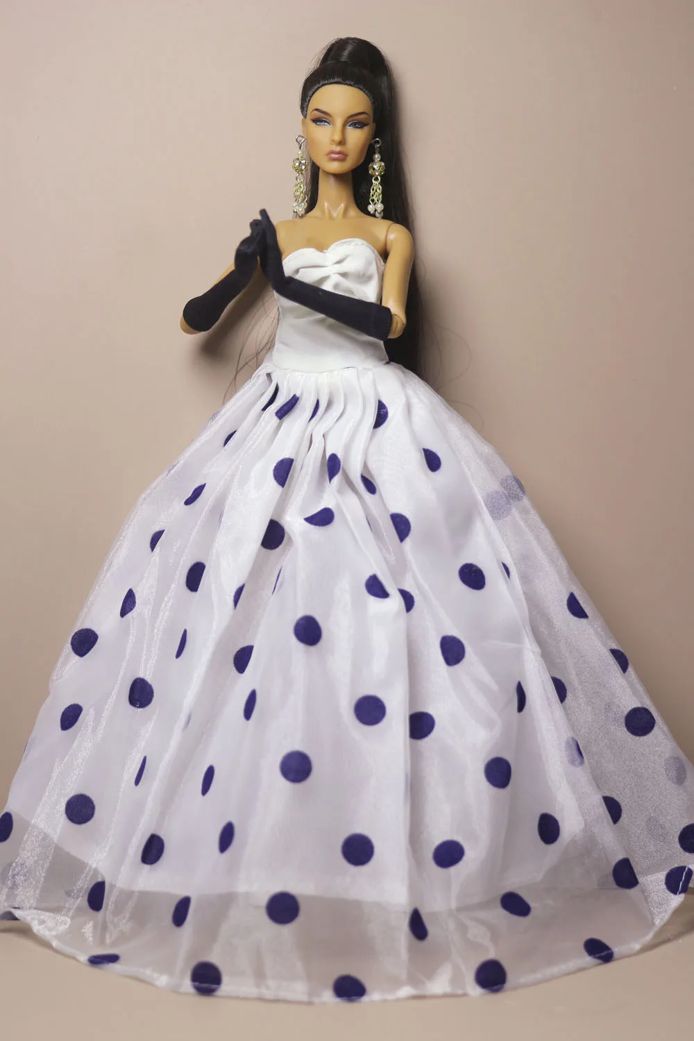 1 Set Doll Clothes 1:6 Scale Dress Gown Outfit for 11.5 Inch 30cm Doll Many Style for Choice Gifts for Girls Doll Accessories #8