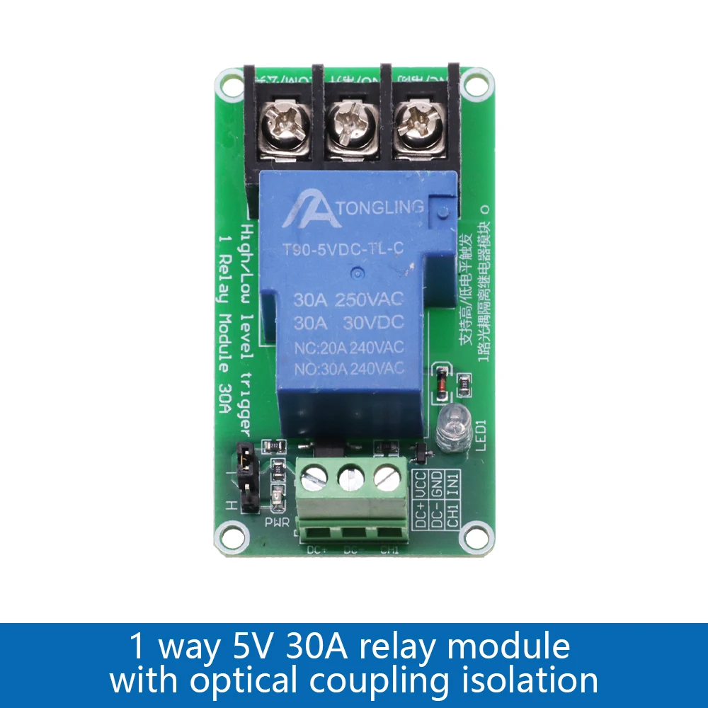 Module Relais 4 Canaux Optocoupleur Ailgelygs - Haute Stabilité, 5V/12V/24V, Faible Courant 5mA