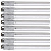 8 Pcs Pencil Extender Pencils Holder for Lengthen Tool Crayon Extension Home Office Supplies Stainless Steel Artist Sketch 1