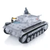 Heng Long HL 1/16 FPV Snow 7.0 Upgraded Panzer III H RTR RC Tank 3849 360° Turret Remote Control Military Car Toys Gifts 3