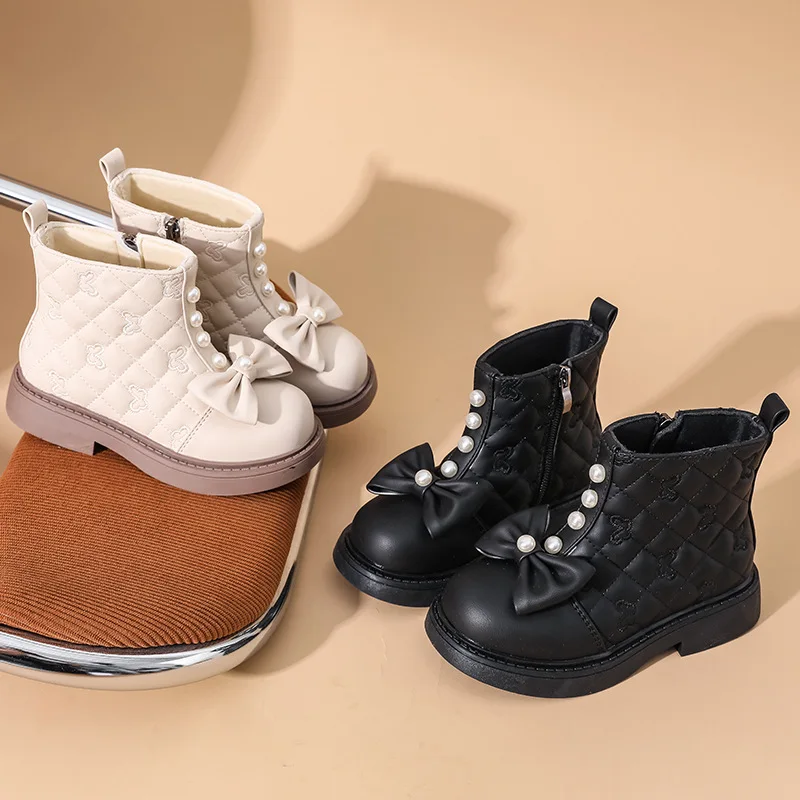 Girls Winter Casual Boots Soft Bottom Anti Slip