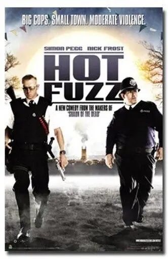 

Лидер продаж, плакат фильма FUZZ, большой коп, маленький город, редкий 24X36