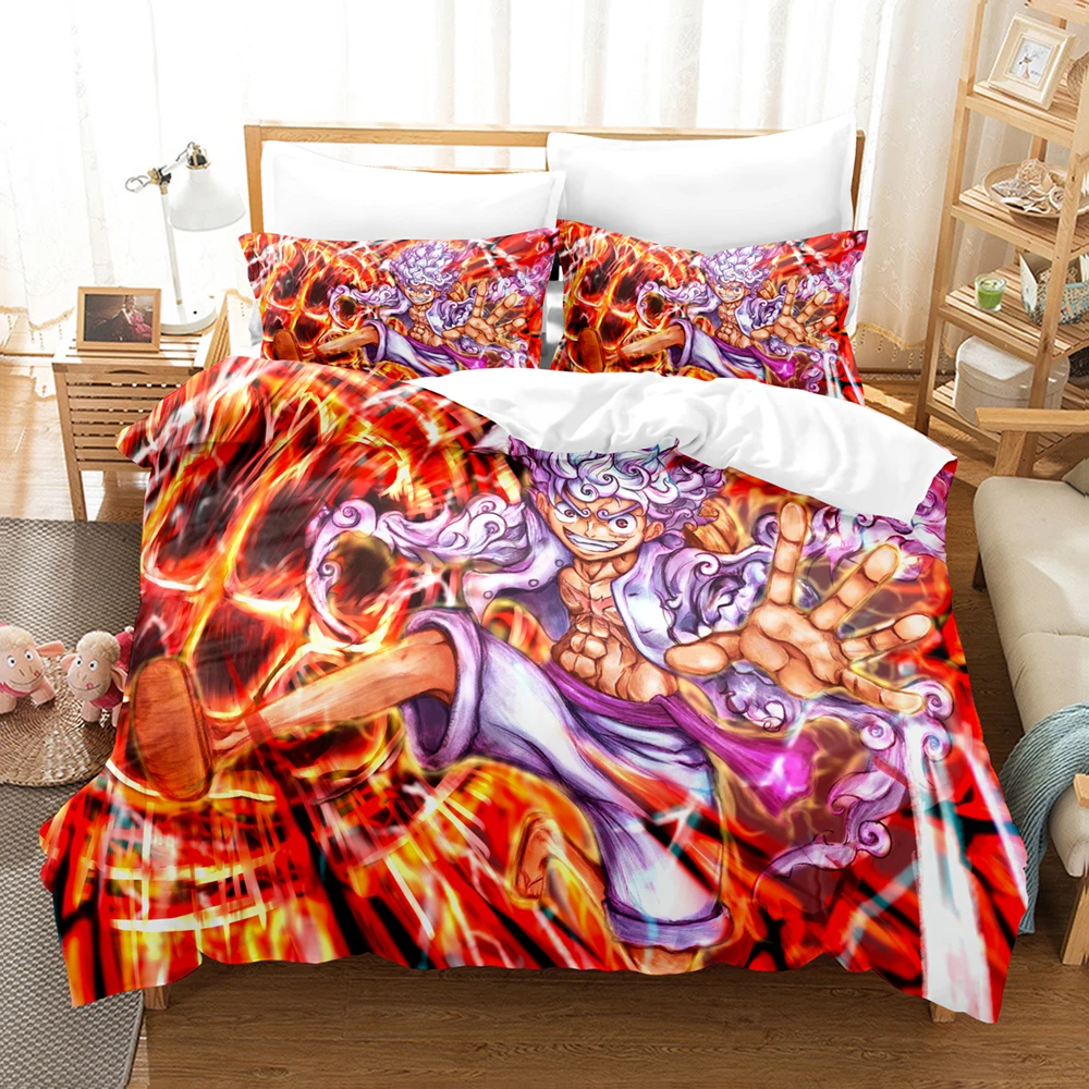 Bedding Set Bed Linen 2 Bedrooms Duvet Cover Bedspread on The Bed Sheet  Quilt Cover 220x240 Cover 160x200 for King Bed Anime - AliExpress