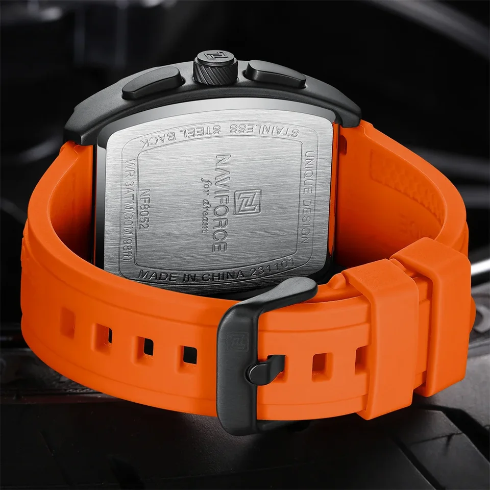 NAVIFORCE New Men Wristwatch Top Brand Luxury Sport Chronograph