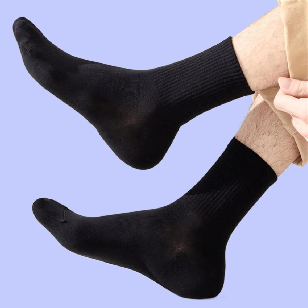 10/20 Pairs New Top Quality Black White Cotton Socks Sweat-absorbing Mid Tube Sports Socks Breathable Women Male Middle Socks 4 Sc4a985d0eaf841fa8e5c9075bdda0f2bw