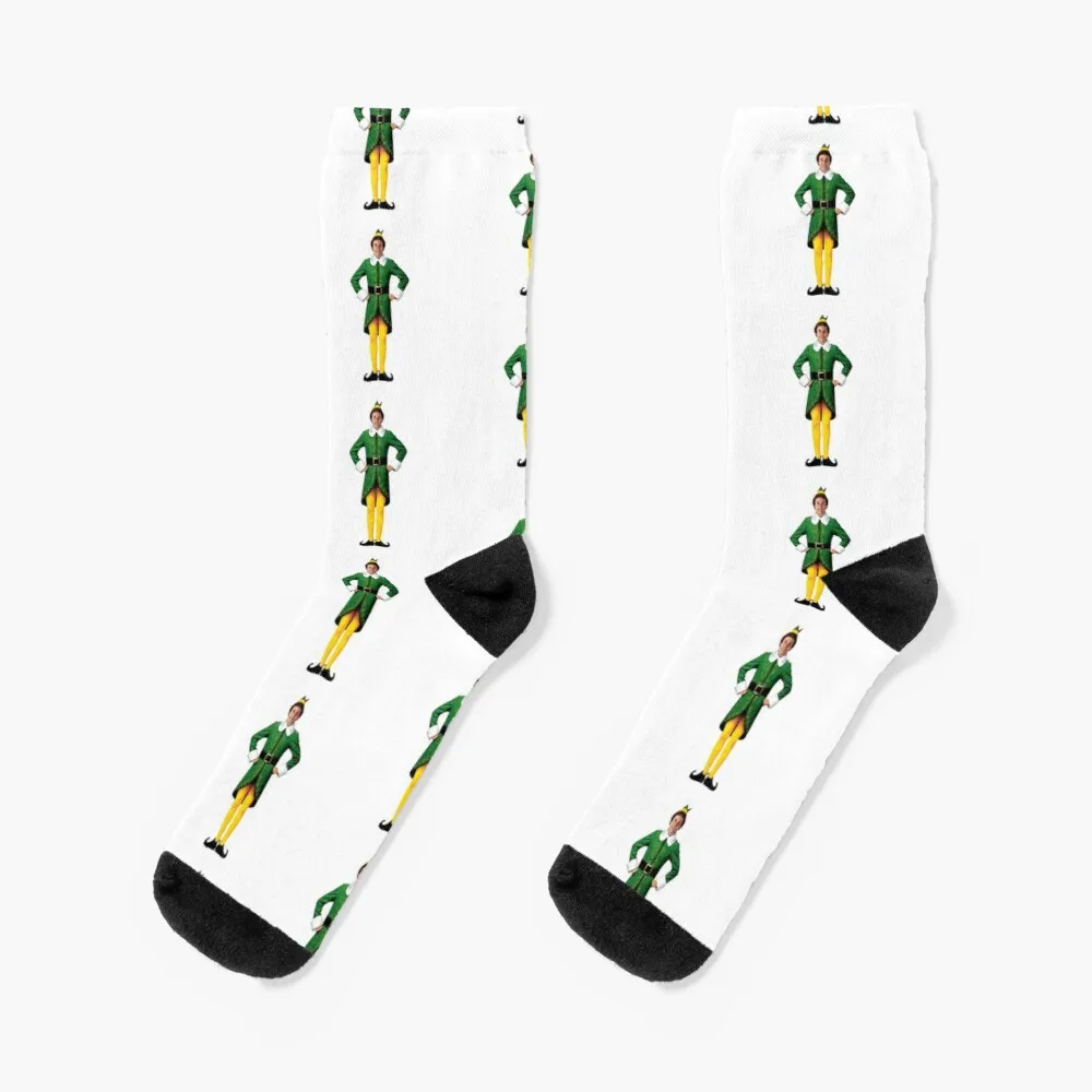 

Buddy the Elf, Christmas Movie, Arms Akimbo Will FerrellSocks Man Socks Funny Socks Woman
