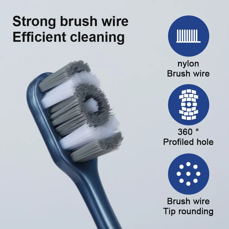 360 Whole Mouth Clean ,Mens Toothbrush,Medium-Hard Bristle Toothbrush for Adults,Excellent Cleaning Effect,Whitening Teeth(6 Pac Best Sellers In Beauty & Health