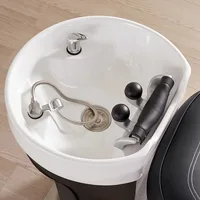 Fauteuil de Barbier Électrique Réglable avec Lavabo Intégré pour Salon de Coiffure 2026 - Fauteuil de Barbier Confortable avec Fonction Intégrée 5