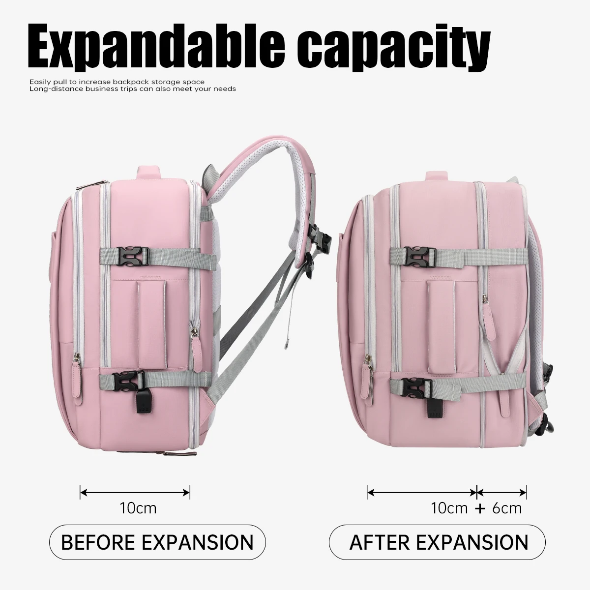 Travel Backpack Women's Backpack 2025 New Large Capacity Luggage Bag College Student Lightweight Travel Computer School Bag Men's Boarding Travel Storage