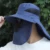 Uuisex Summer UV Protection Hat Outdoor Camping Visor Hat Women Man Sun Cap Detachable Sun Hat for Hiking 2