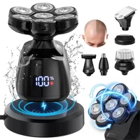 SEJOY 6-in-1 Multifunctional  7D Head Shavers for Bald Men Electric Razor with Nose Hair Trimmer Waterproof Mens Grooming Kit 2